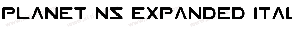 Planet NS Expanded Italic字体转换